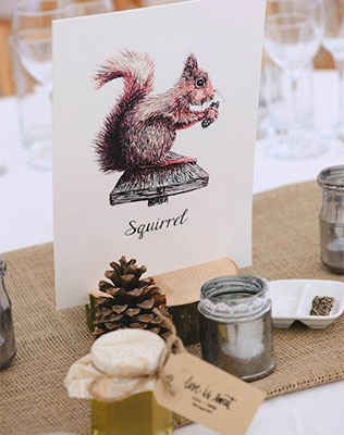 имя стола, животные