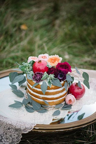 Ягодное настроение для свадьбы, свадебный торт