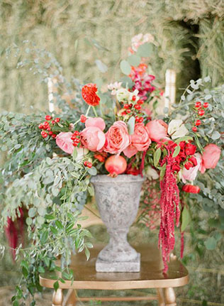 Ягодное настроение для свадьбы, флористика