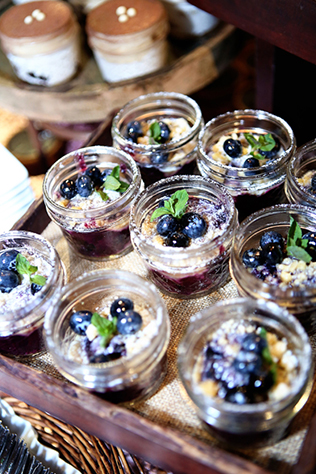 Ягодное настроение для свадьбы, пудинги