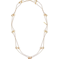 Колье из красного золота с жемчугом