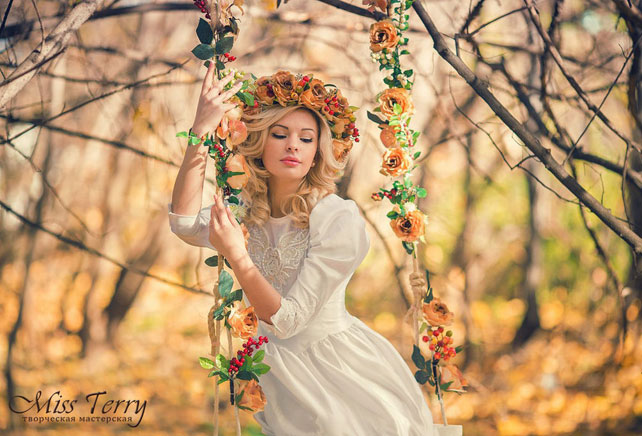 качели на свадьбе