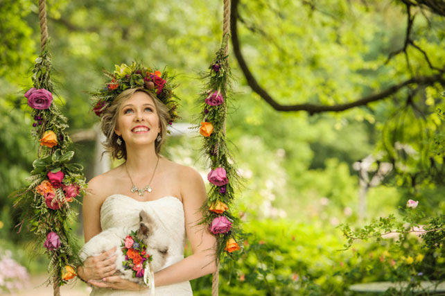 качели на свадьбе