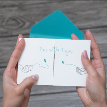 ЛИНОК АНАСТАСИЯ ПОЛИГРАФИЯ И ДЕТАЛИ ДЕКОРА - Пригласительные на свадьбу в цвете тиффани