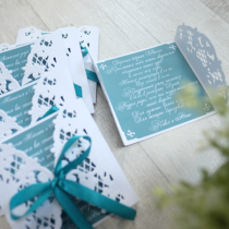 СТУДИЯ СВАДЕБ МОРКОВЬ
ОРГАНИЗАЦИЯ СВАДЬБЫ - Пригласительные на свадьбу в цвете тиффани