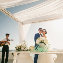 Свадьба Александра и Александры на греческом острове Санторини