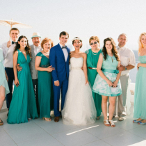 Свадьба Александра и Александры на греческом острове Санторини