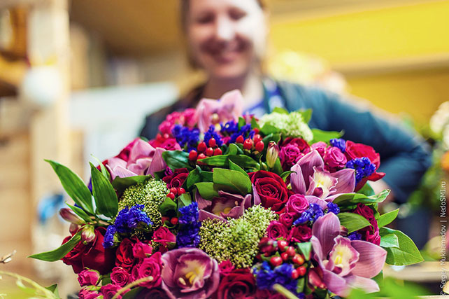 букет цветов к 8 марта