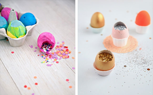 как закончить свадьбу красиво, конфетти в яичной скорлупе