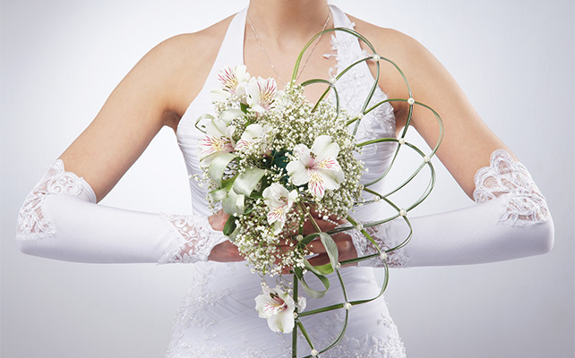 Орхидеи в букете 