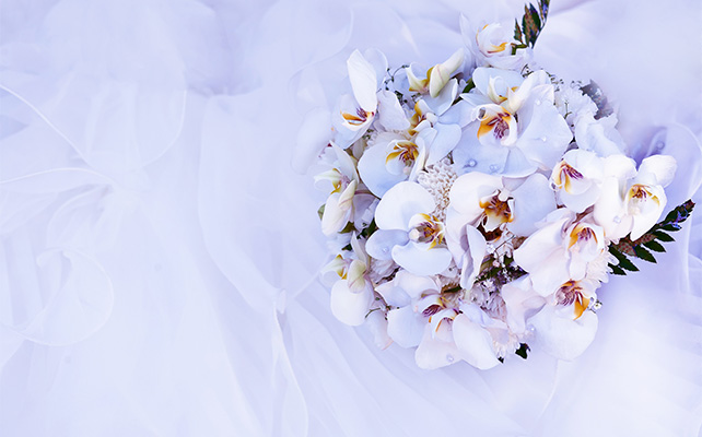 Орхидеи в букете 