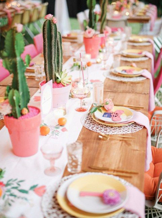 Очарование пустыни: кактусы на летней свадьбе 