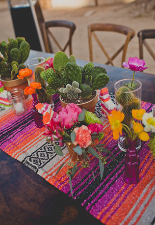 Очарование пустыни: кактусы на летней свадьбе 