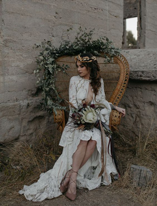 Какую обувь выбирают осенние невесты 