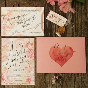 Вдохновение: каллиграфия на свадьбе