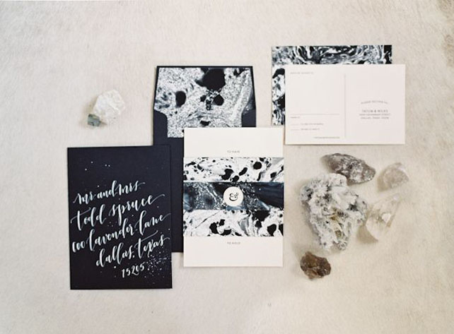 Драгоценные камни и минералы в оформлении свадьбы 