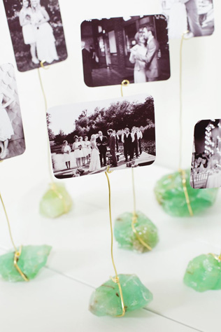 Драгоценные камни и минералы в оформлении свадьбы 