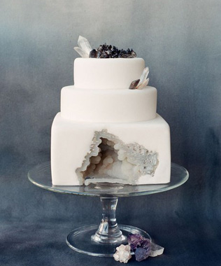 Драгоценные камни и минералы в оформлении свадьбы 