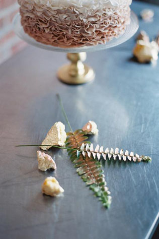 Драгоценные камни и минералы в оформлении свадьбы 