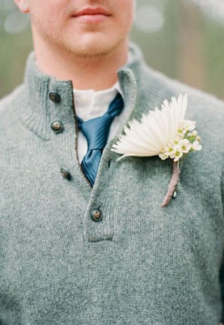 Утепляемся: кардиганы и свитеры в свадебном образе 