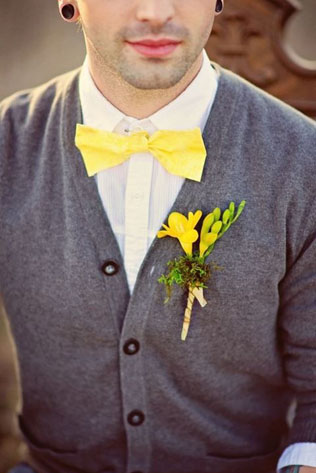 Утепляемся: кардиганы и свитеры в свадебном образе 