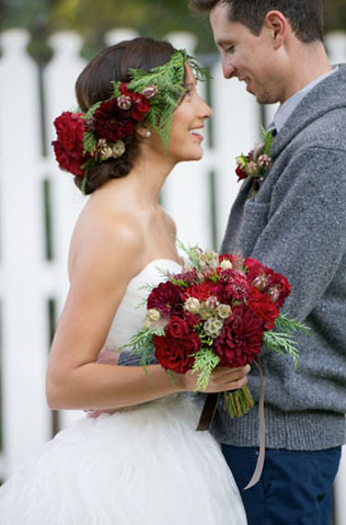 Утепляемся: кардиганы и свитеры в свадебном образе 