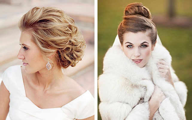 элегантная классическая свадебная причёска