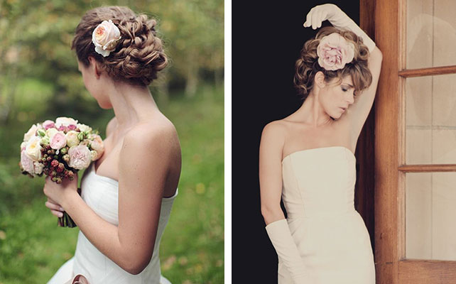 Романтичная классическая причёска