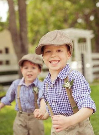 Свадьба в деталях: клетка виши, дети на свадьбе