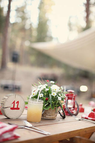 Свадьба в деталях: клетка виши, нумерация стола