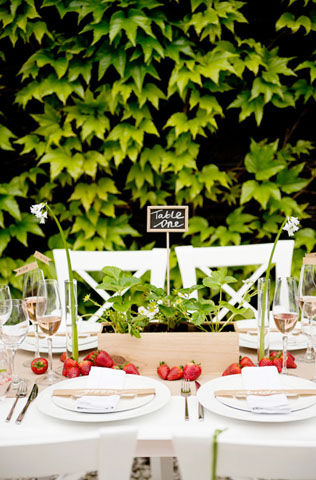 Клубничное безумие: 50 идей для летней свадьбы 