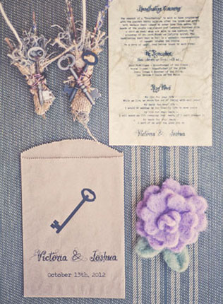 ключики в декоре свадьбы, приглашения
