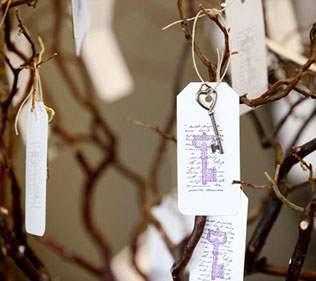 ключики в декоре свадьбы