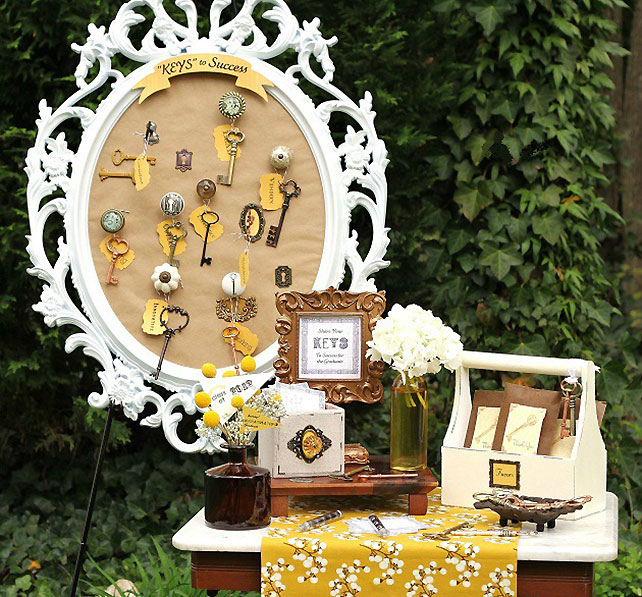 ключики в декоре свадьбы