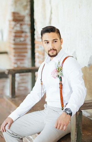 Лучшие идеи: кожаные детали для осенней свадьбы 