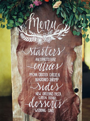 Лучшие идеи: кожаные детали для осенней свадьбы 