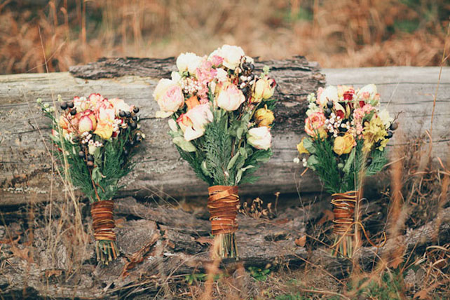 Лучшие идеи: кожаные детали для осенней свадьбы 