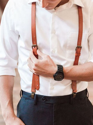 Лучшие идеи: кожаные детали для осенней свадьбы 