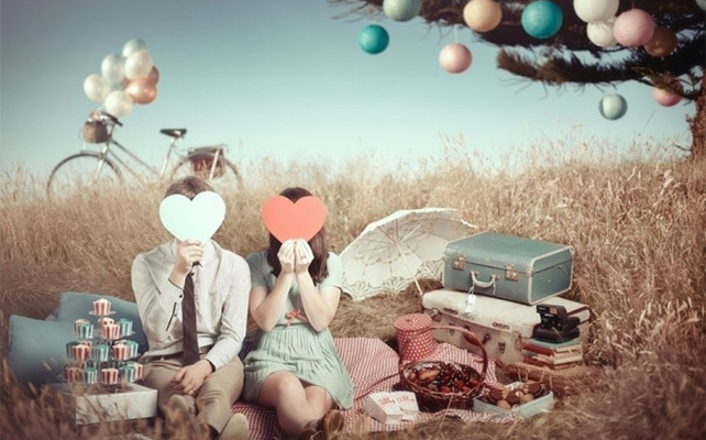 Фотосессия жениха и невесты на природе 