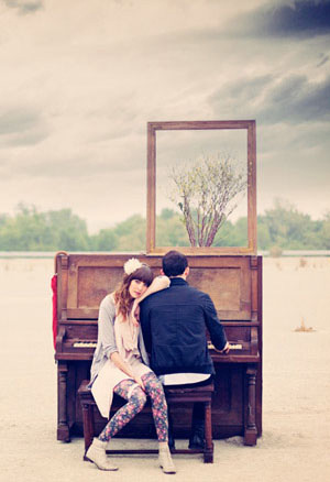 Фотосессия жениха и невесты на природе 