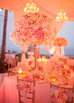 нежная и романтичная коралловая палитра
