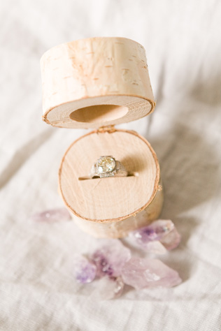 Сделай сам: коробочка для кольца из березового полена 