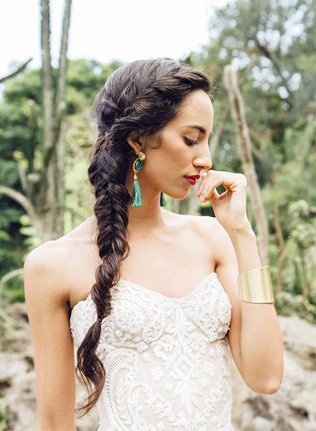 Коса-краса: 40 идей для невест 