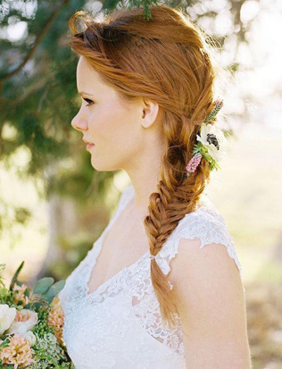 Коса-краса: 40 идей для невест 