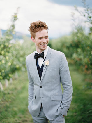 Свадебный костюм для межсезонья, жених