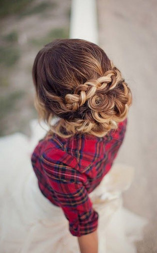 Косы и плетения: 80 летних причесок для невест 