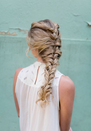 Косы и плетения: 80 летних причесок для невест 