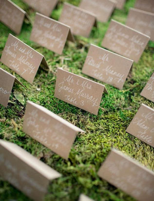 Крафт-бумага: 40 идей для свадебного вдохновения 