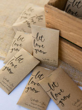 Крафт-бумага: 40 идей для свадебного вдохновения 