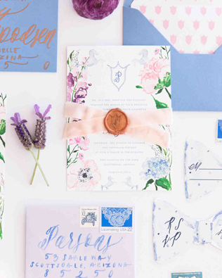 Вдохновение: самые красивые приглашения для летней свадьбы 